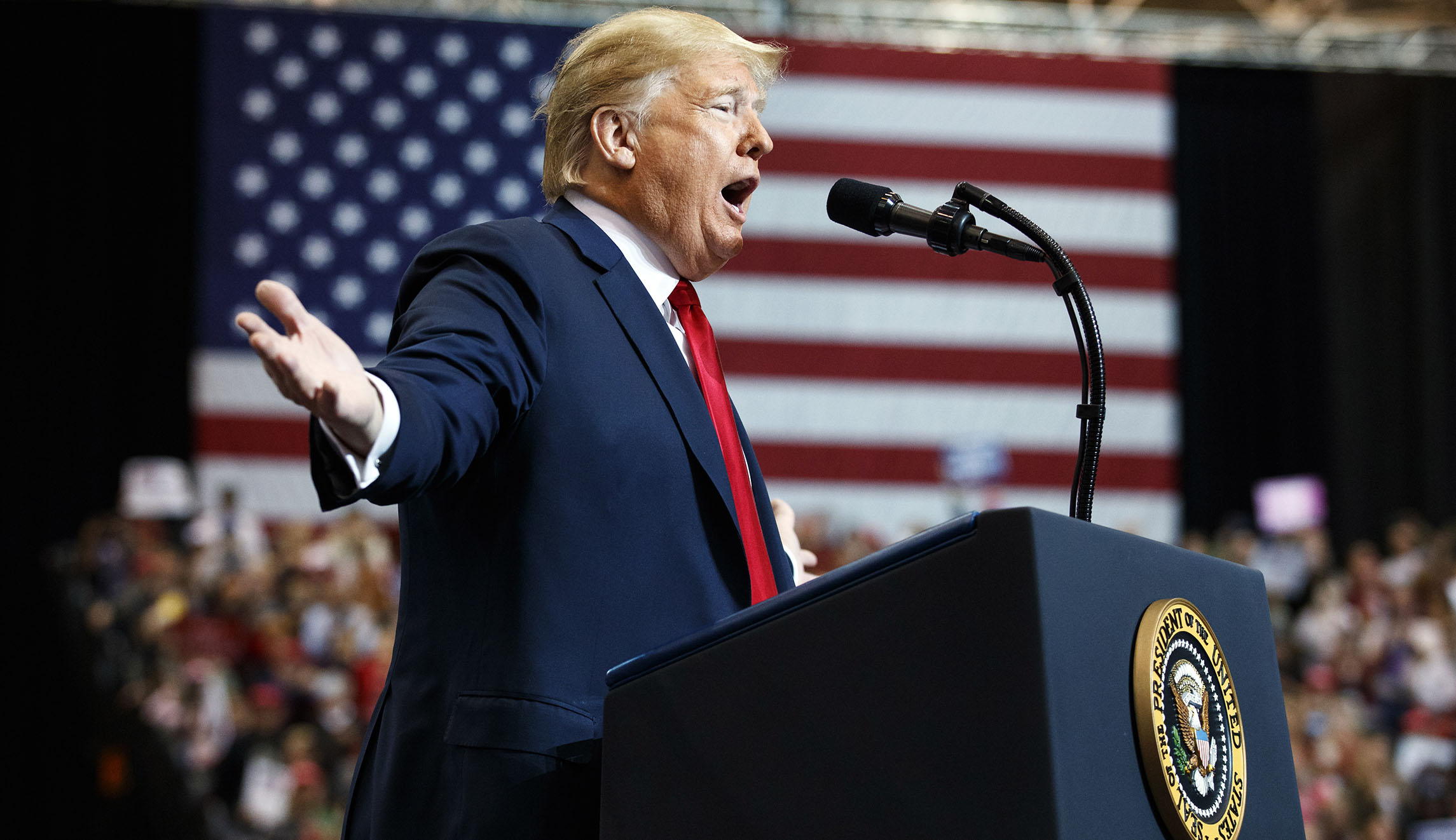 Trump campaign warns that Democratic victory ‘could put our presidency in grave danger’