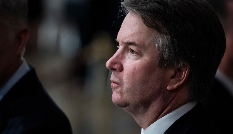 Supreme Court Associate Justice Brett Kavanaugh on Capitol Hill in Washington, Monday, Dec. 3, 2018. 