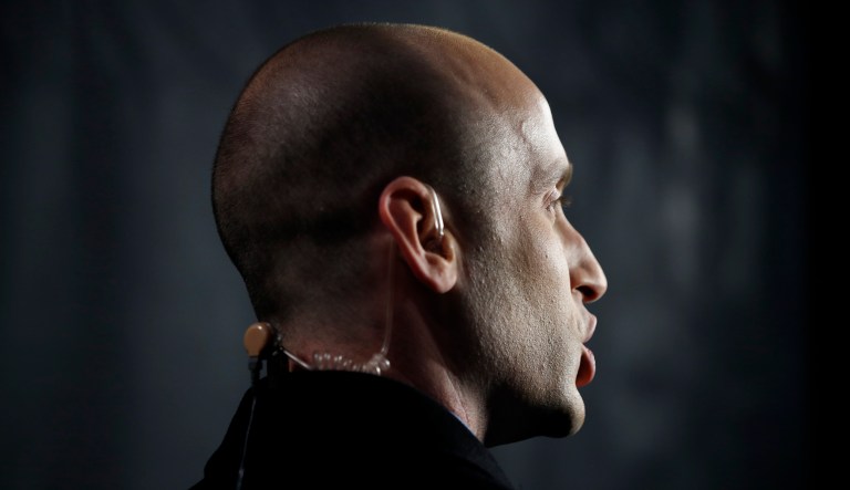 White House senior adviser Stephen Miller is interviewed about the border wall and the departure of Defense Secretary Jim Mattis, Thursday, Dec. 20, 2018, at the White House in Washington.