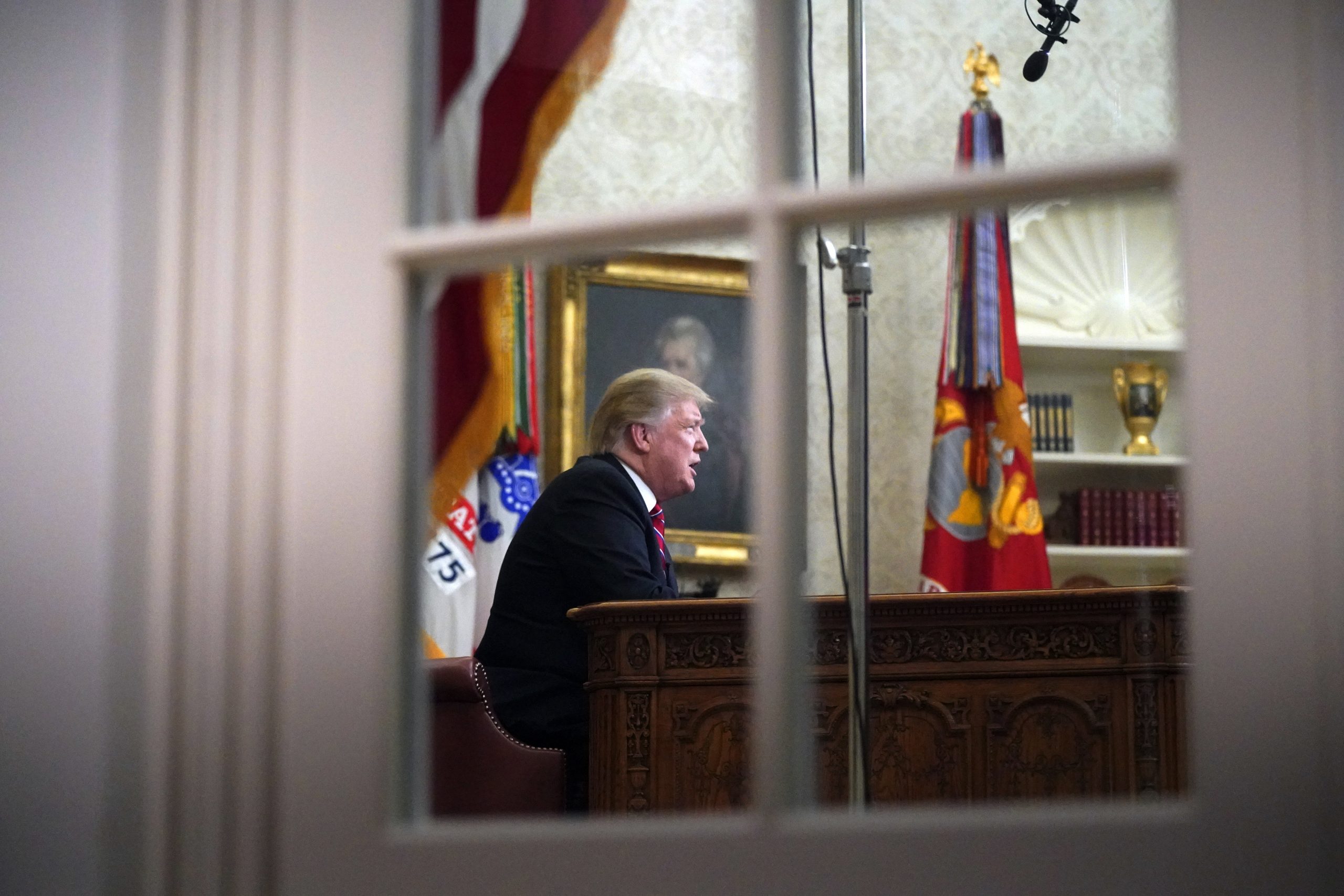 Shock poll: Democratic swing districts back wall, Trump immigration offer