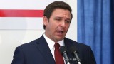 Florida Gov. Ron DeSantis speaks at a pre-legislative news conference.