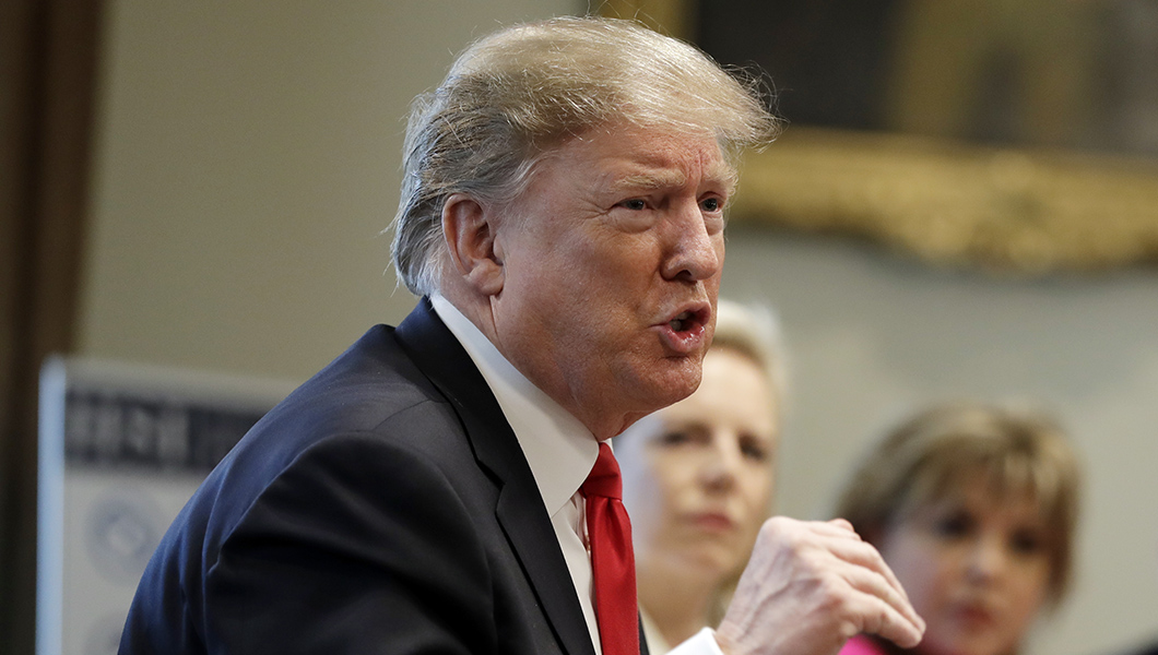 Trump admits no border wall can fix the asylum issue