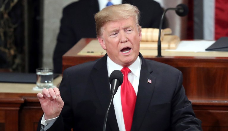 President Trump delivers his State of the Union address.