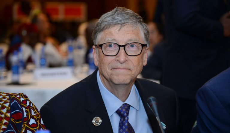 Bill Gates, chairman of the Bill & Melinda Gates Foundation, attends the "Africa Leadership Meeting - Investing in Health Outcomes" held at a hotel in Addis Ababa, Ethiopia Saturday, Feb. 9, 2019. 