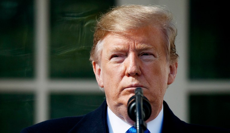 President Trump speaks.