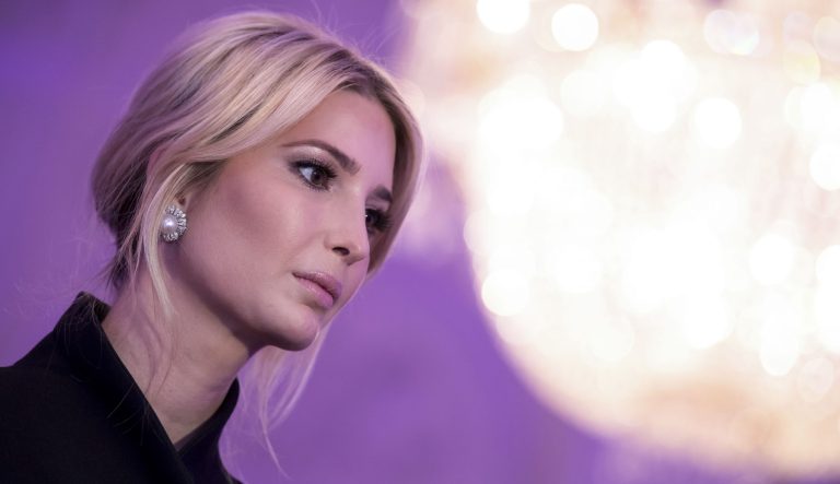 Ivanka Trump attends a meeting during the Munich Security Conference in Munich, Germany, Saturday, Feb. 16, 2019. 