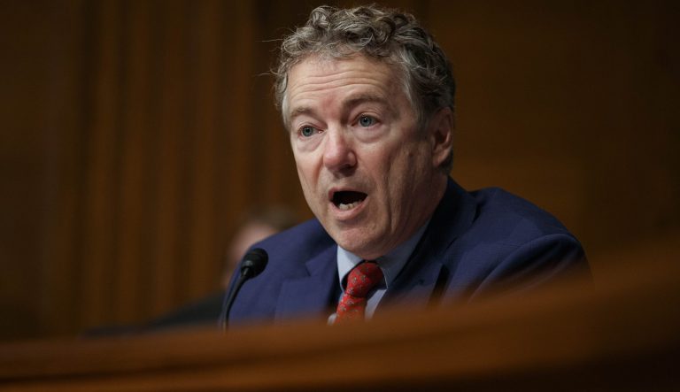Sen. Rand Paul, R-Ky., speaks during a Senate Committee on Health, Education, Labor, and Pensions hearing on Capitol Hill in Washington, Tuesday, March 5, 2019.