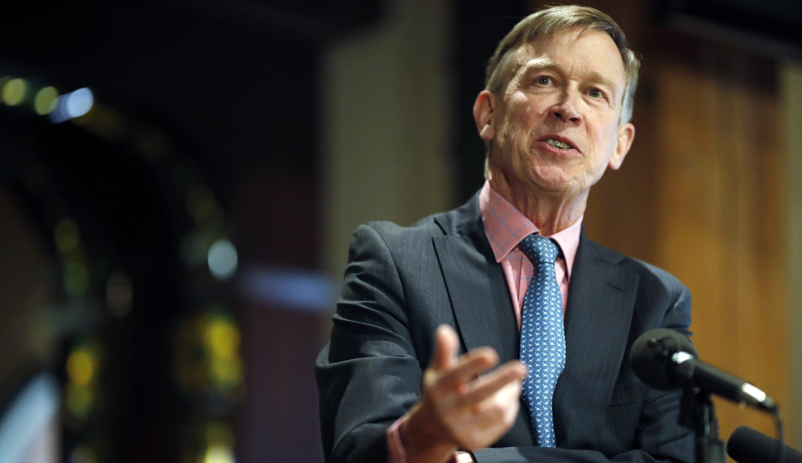 Hickenlooper defends comments about why female candidates aren’t asked if they’ll select male VP