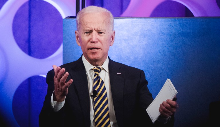 Former Vice President Joe Biden speaks.