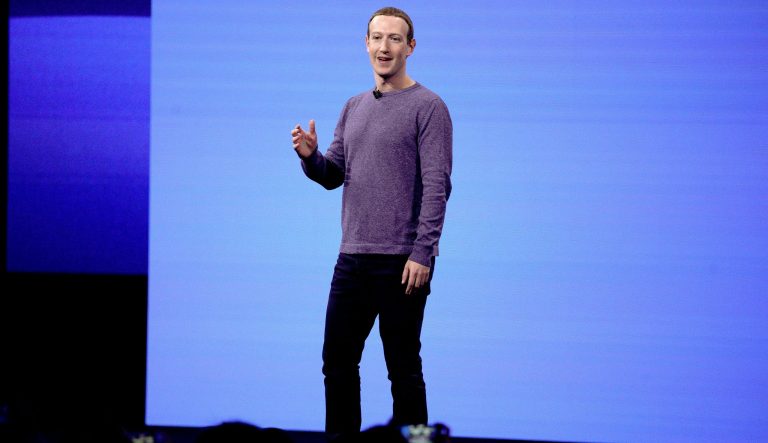 Facebook CEO Mark Zuckerberg makes the keynote speech at F8, the Facebook's developer conference, Tuesday, April 30, 2019, in San Jose, Calif. 