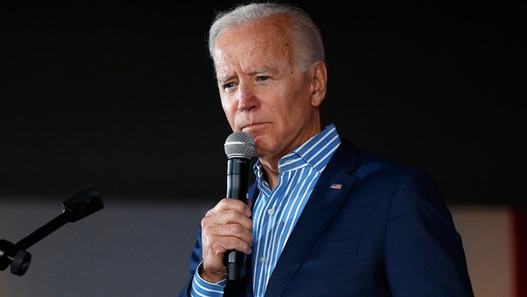 Former Vice President and Democratic presidential candidate Joe Biden.