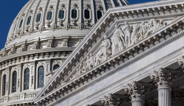 The U.S. Senate and Capitol dome are seen on Capitol Hill, Saturday, May 25, 2019 in Washington.
