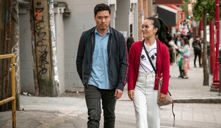 This undated image shows Randall Park and Ali Wong in a scene from the movie "Always Be My Maybe."