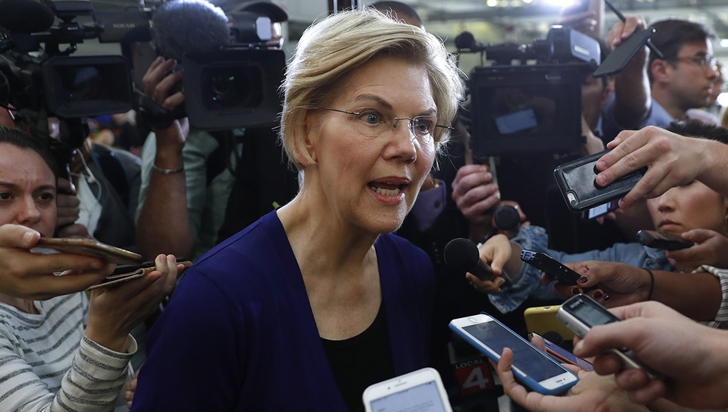 Warren campaign agrees to let staff organize, union says