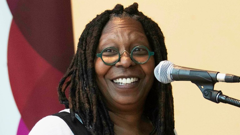 Actress Whoopi Goldberg speaks.