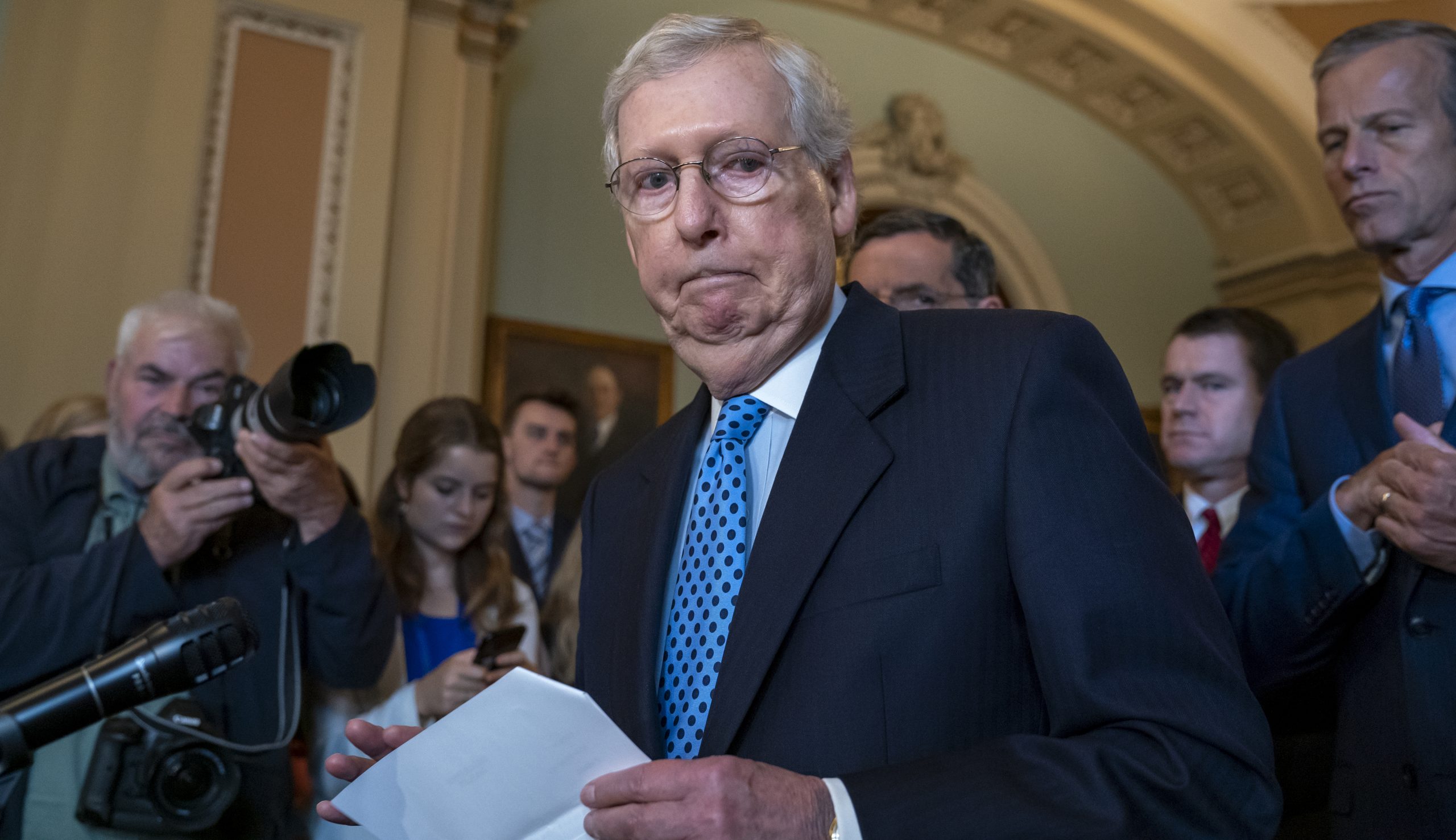McConnell rejects idea of slavery reparations
