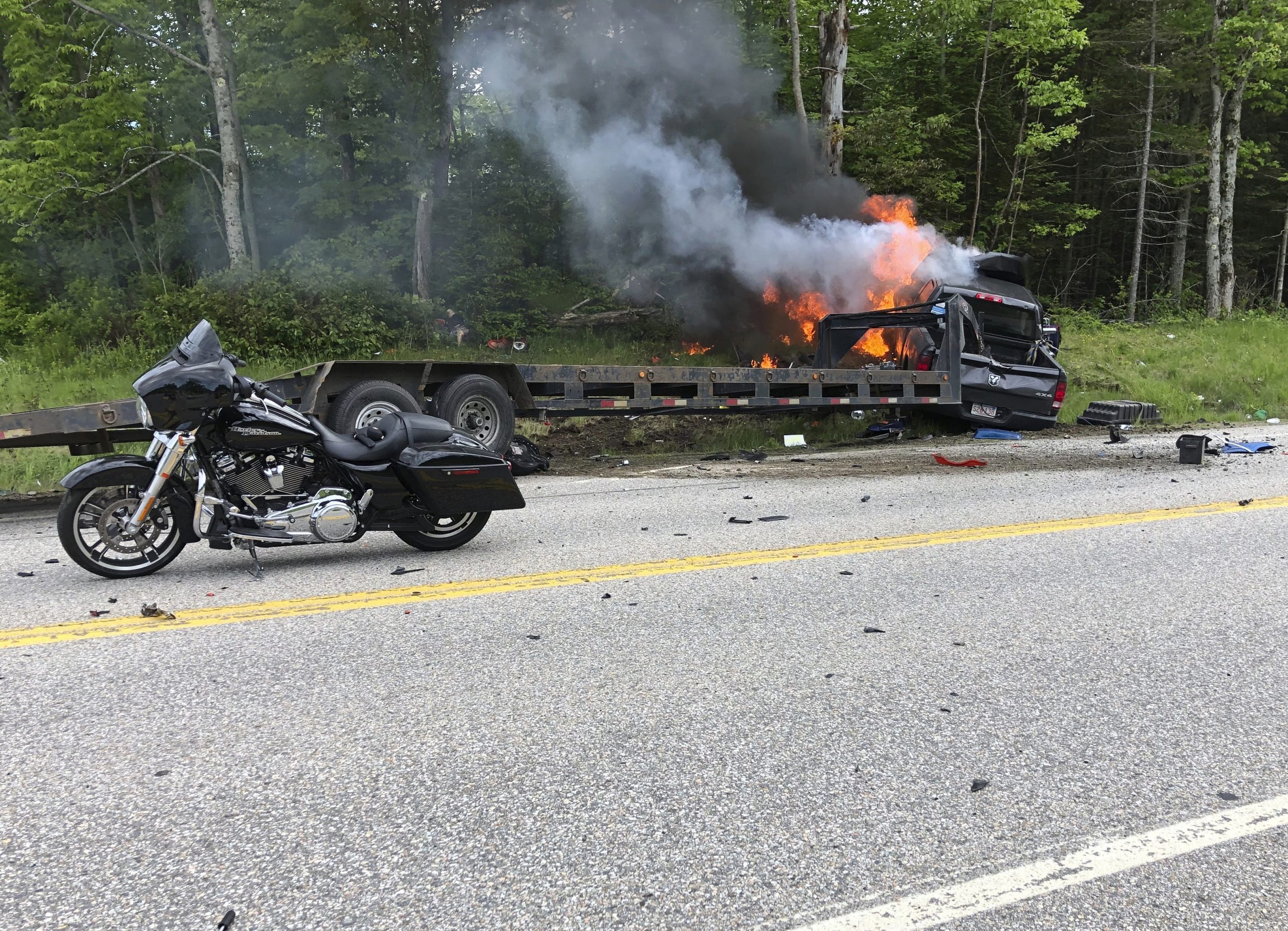 NH community rallies to remember those lost in Marine Corps motorcycle crash