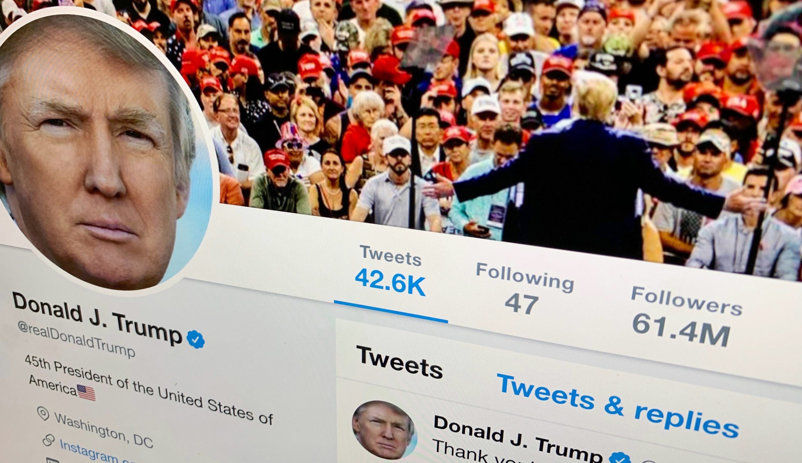 Twitter issues warning to Trump tweet on mail drop boxes over rules violation