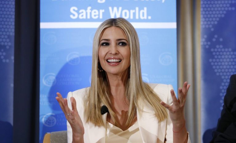 Ivanka Trump, daughter of President Donald Trump, speaks at a roundtable discussion, Wednesday, July 10, 2019, in Washington. 