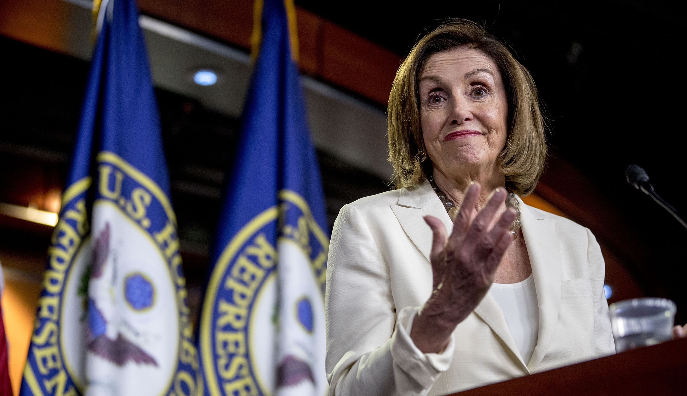 Pelosi to Trump budget director: ‘What’s your name again, dear?’
