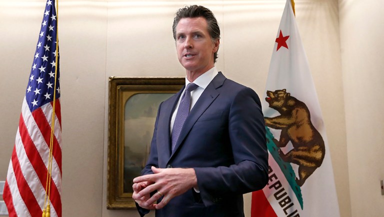 Gavin Newsom sues California elections chief to get his party designation on recall ballot