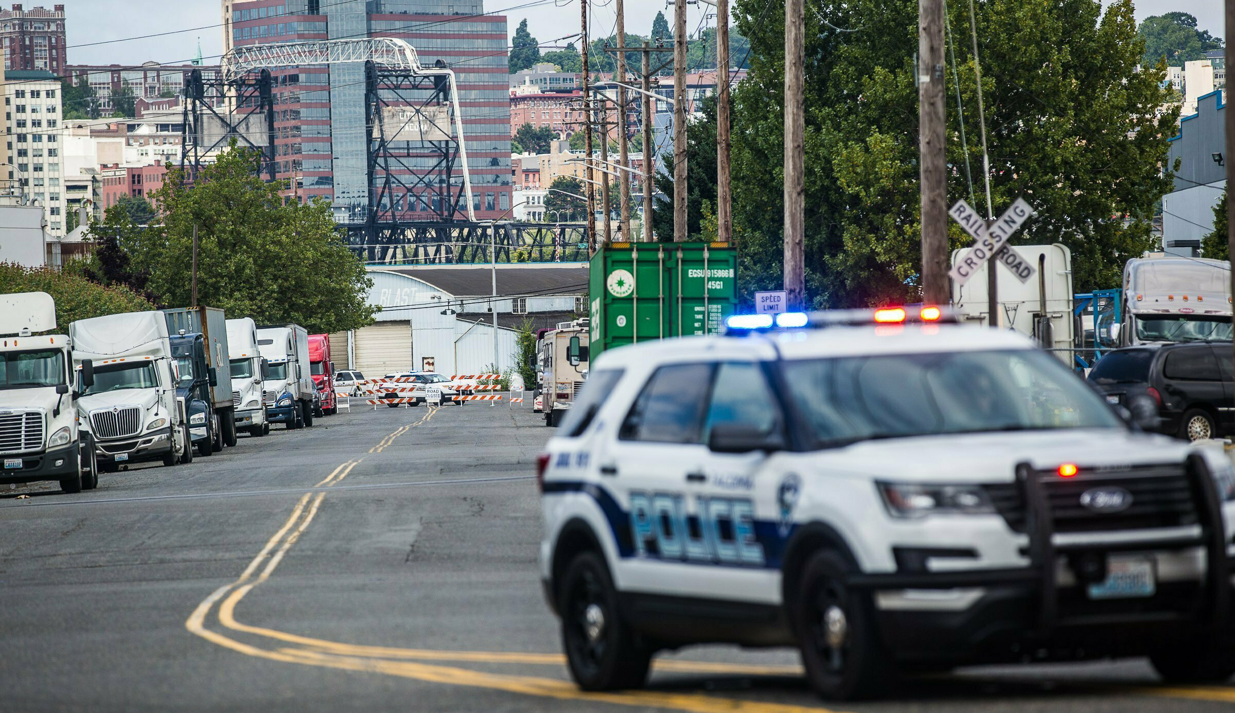 Armed man killed by police after throwing ‘incendiary devices’ at ICE facility
