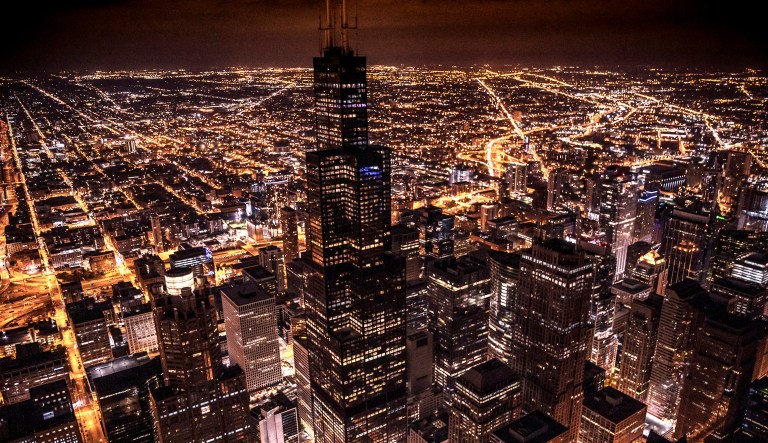 Willis Tower is seen in Chicago.