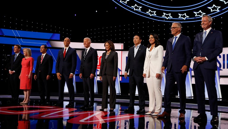 Abortion gets only a brief nod in second round of Democratic debates