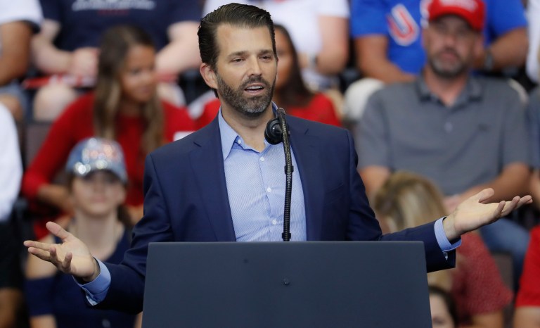 Donald Trump Jr. likens Castro posting Trump donors to Dayton shooter’s rape list