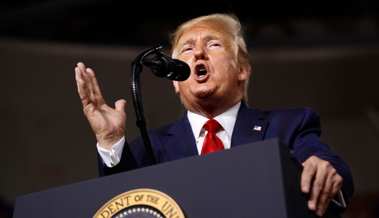 President Trump speaks.