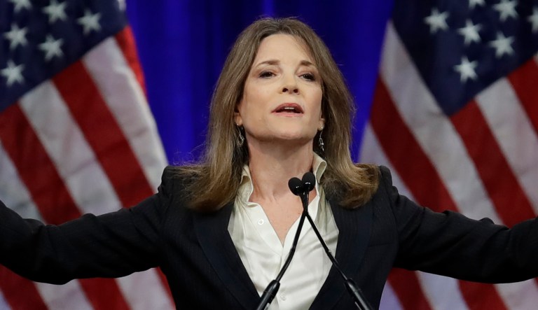 Marianne Williamson is seen.