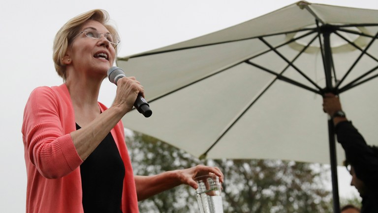 Sen. Elizabeth Warren.