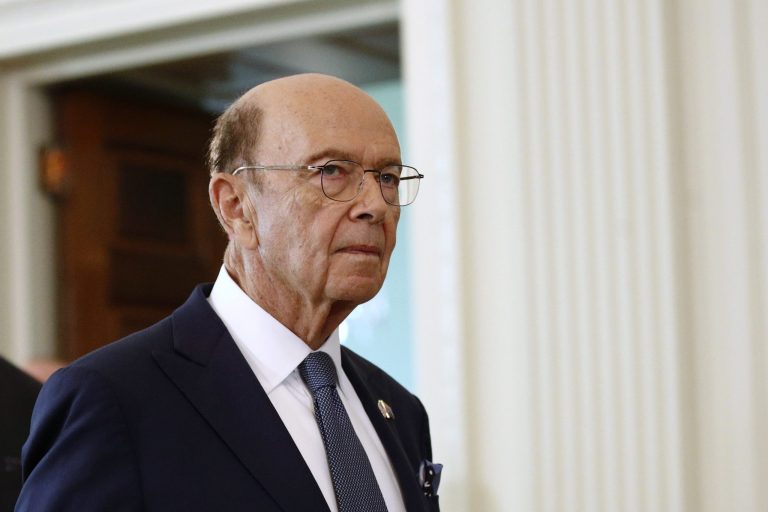 Commerce Secretary Wilbur Ross walks into the East Room of the White House before a news conference with President Trump and Australian Prime Minister Scott Morrison, Friday, Sept. 20, 2019, in Washington. 
