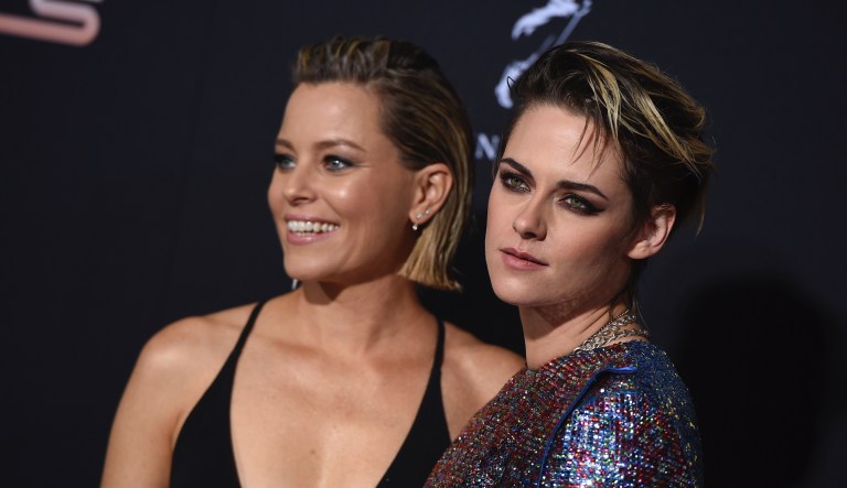 Director/writer/actress Elizabeth Banks, left, and Kristen Stewart arrive at the Los Angeles premiere of "Charlie's Angels" at the Regency Theater Westwood on Monday, Nov. 11, 2019.
