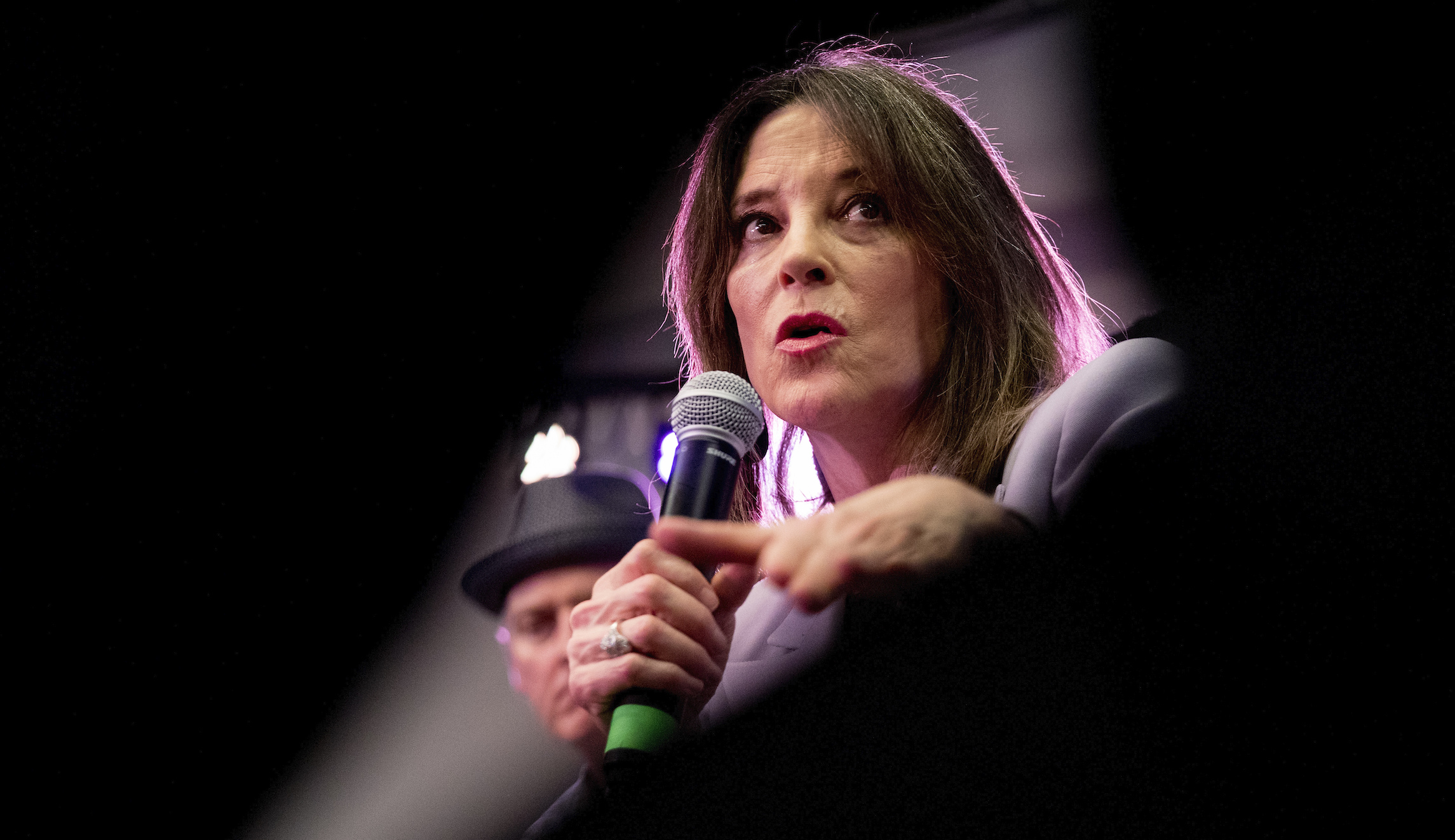 Marianne Williamson finally goes back to her crystals