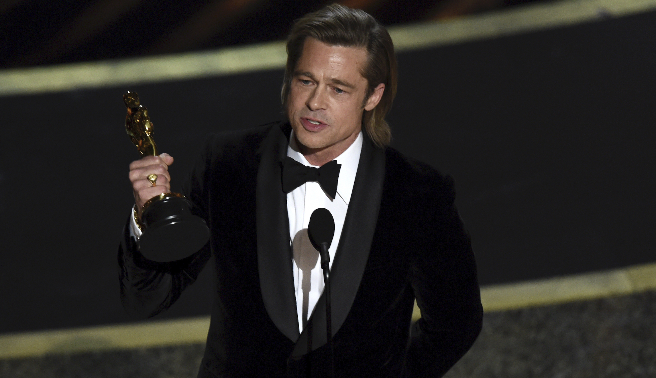 ‘More than the Senate gave John Bolton’: Brad Pitt jabs impeachment trial in Oscars acceptance speech