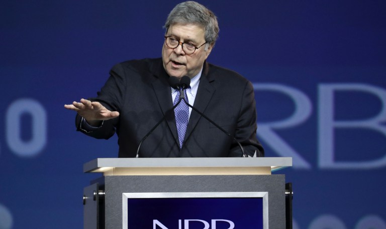 Barr warns ‘strain of progressivism’ that embraces ‘secular age’ and socialism is undermining democracy