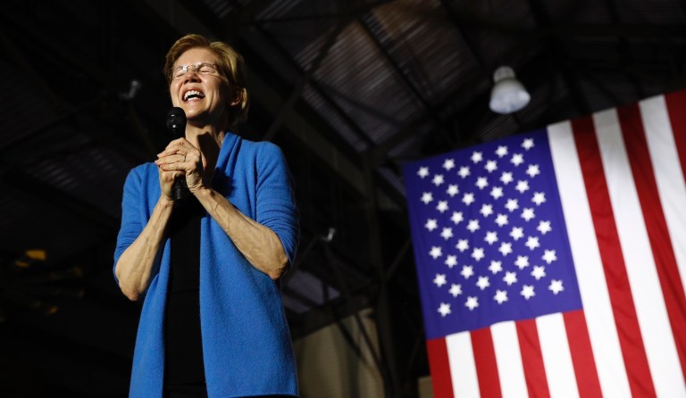 Elizabeth Warren puts hand up to be Joe Biden’s vice president