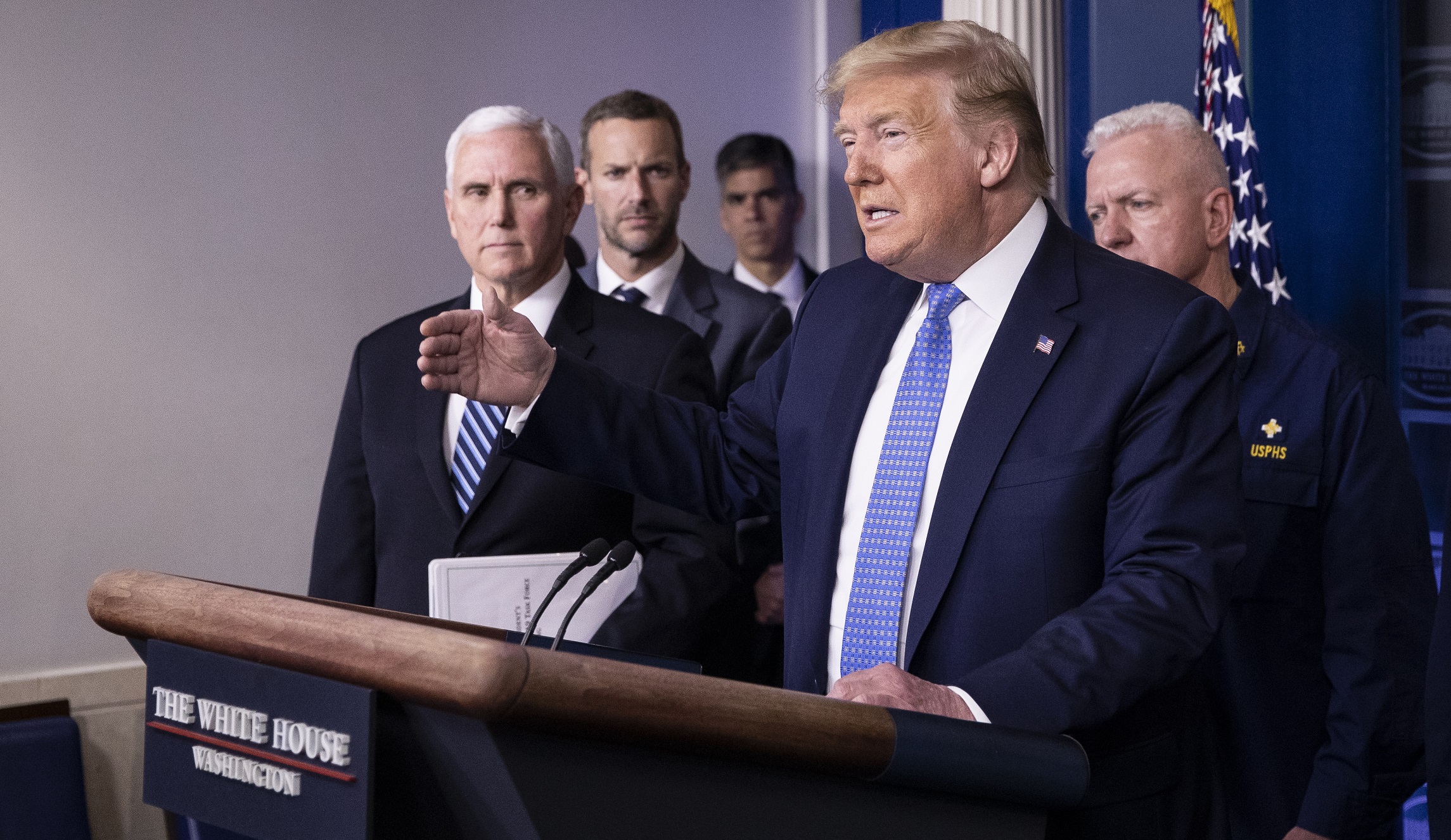With the coronavirus pandemic, Trump administration’s true leadership on display