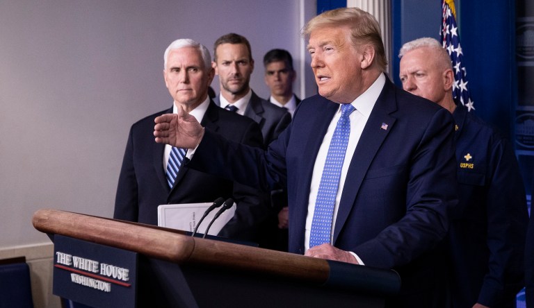 With the coronavirus pandemic, Trump administration’s true leadership on display