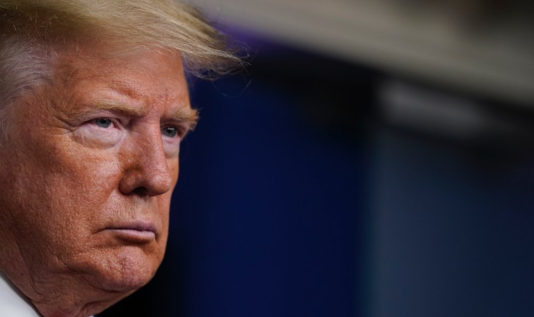 Back to our regularly scheduled programming: Trump ditches measured tone at coronavirus briefing