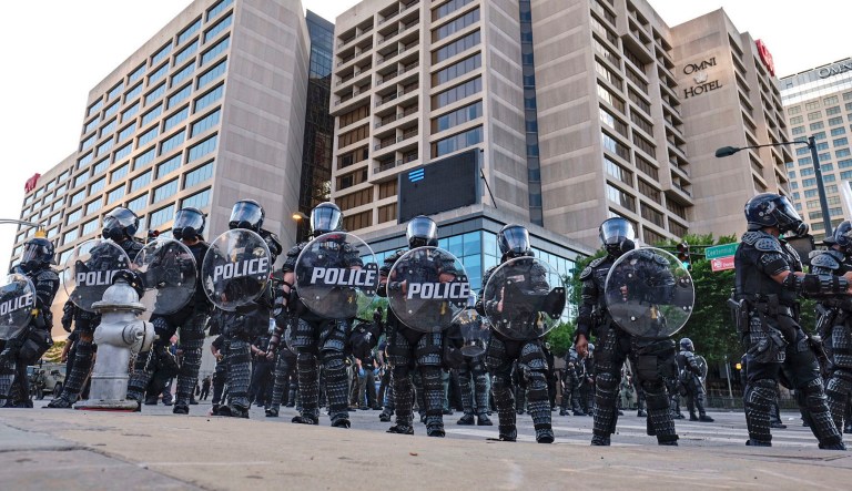 Two Atlanta police officers fired for ‘shocking’ use of force in arrests during protests