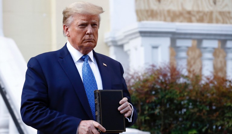 ‘I wish he’d open it’: Biden mocks Trump for Bible photo-op