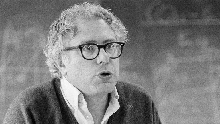 Bernard Sanders, mayor of Burlington, Vt., April 12, 1983.