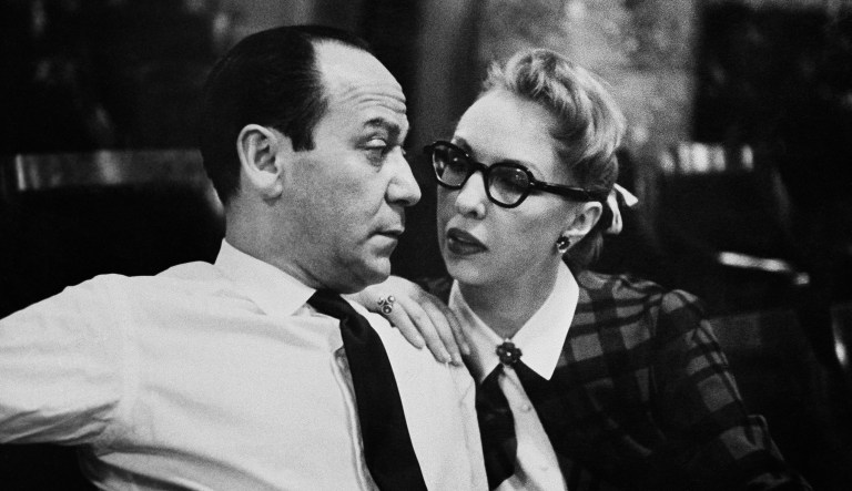 Broadway composer Frank Loesser and his wife and musical partner Lynn are shown, April 26, 1956 in New York. Their song "Baby, It's Cold Outside" was originally a song they performed for friends at their housewarming party.