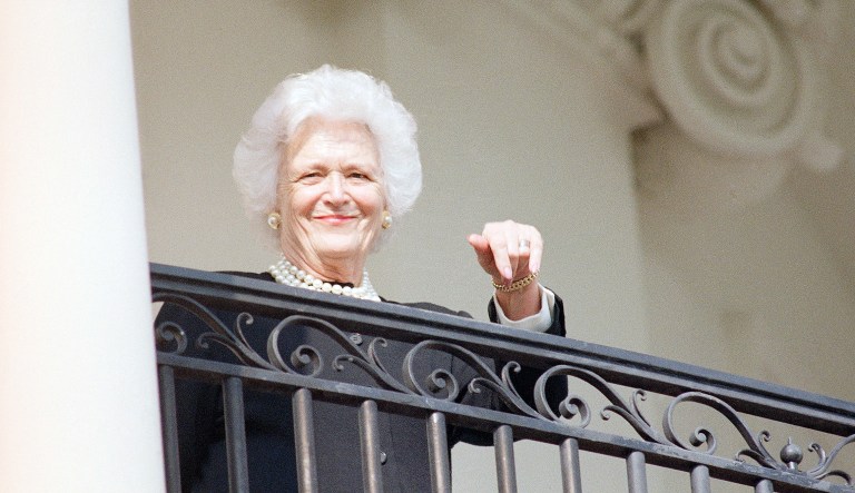 Barbara Bush — first lady and a lady, first
