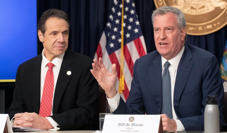 Andrew Cuomo, de Blasio sing different tunes: Governor tweets importance of in-person schooling amid NYC closures