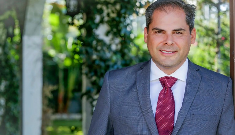 This photo provided by the Mike Garcia For Congress campaign shows candidate Mike Garcia. Republican Mike Garcia faces Democrat Christy Smith.