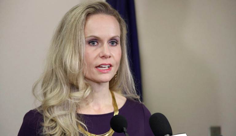 Republican Senate candidate says she won’t support McConnell for party leader