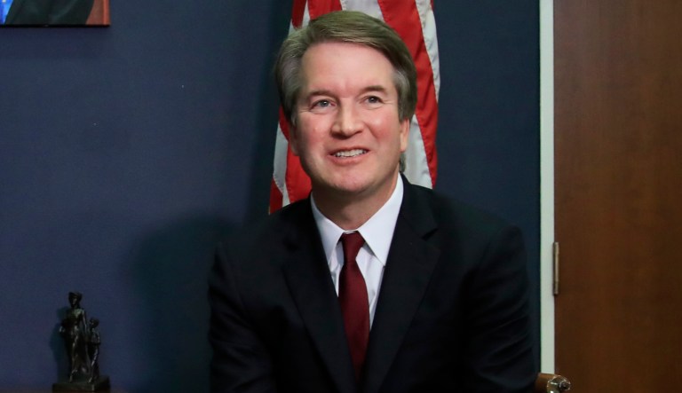 Supreme Court nominee Brett Kavanaugh on Capitol Hill in Washington. 